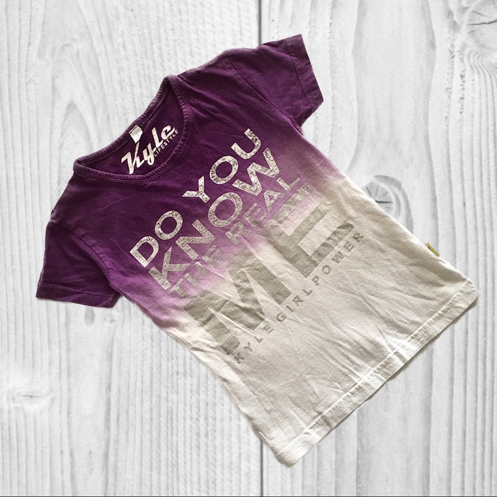 Little Girls T-shirt Size 4 Purple